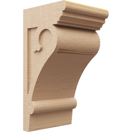 Ekena Millwork 12"W x 12"D x 24"H Wide Mayflower Rough Cedar Woodgrain TimberThane Corbel, Primed Tan CORUR12X12X24MAYRCPR